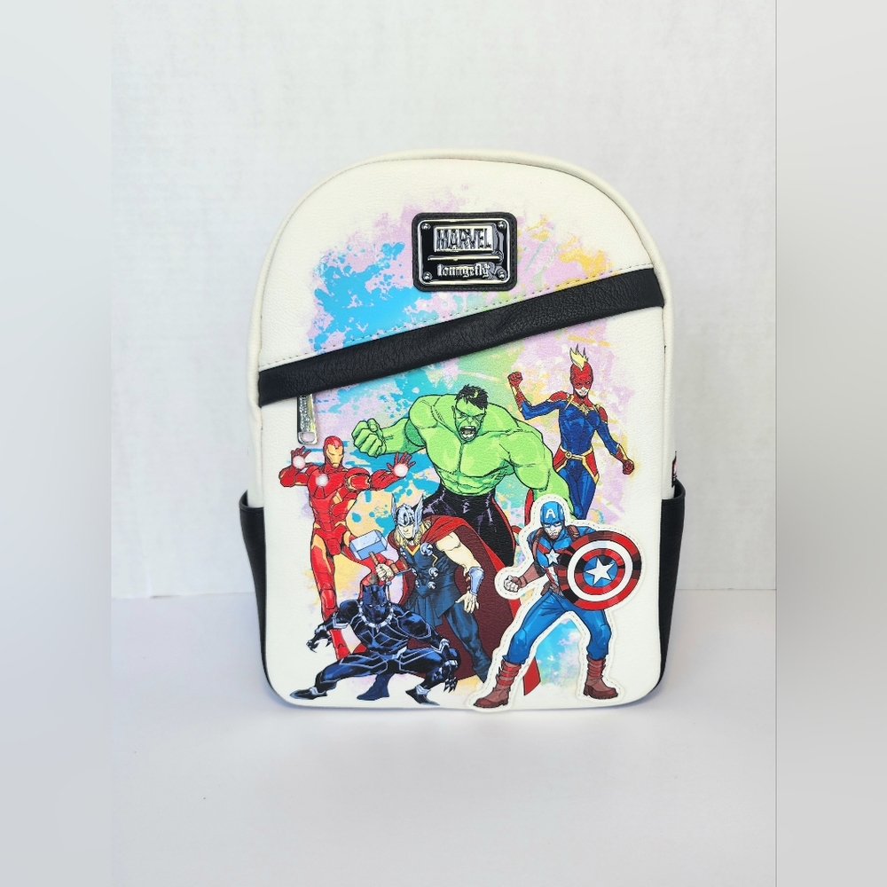 Disney Marvel Loungefly AVENGERS ARTISTS SERIES Mini Backpack  NWT